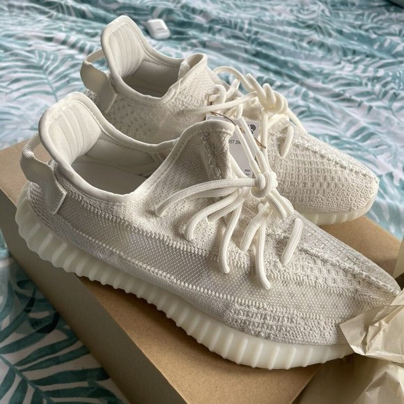 Adidas Yeezy Boost 350 V2 Bone men\'s plus size sneaker US 12 main image 4